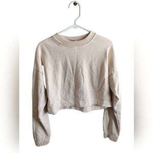 B2G1 FREE! H&M Cotton Cropped Long Sleeve Top